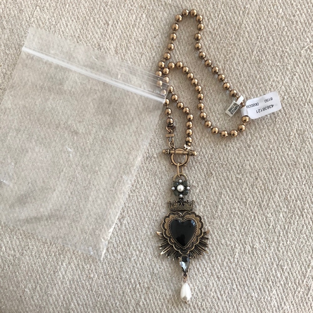 Free People Black heart clasp necklace - Picture 4 of 4
